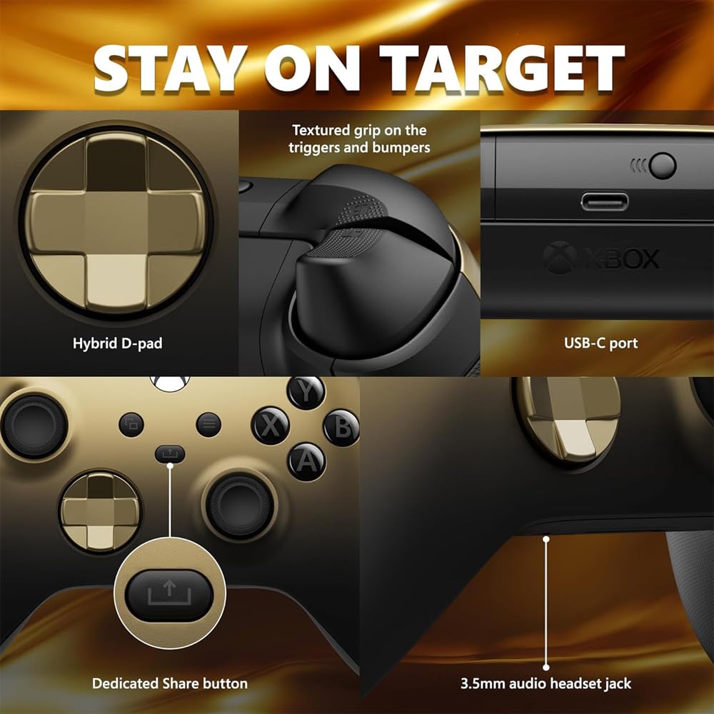 Microsoft Wireless Controller for Xbox Series X/S Gold Shadow Special Edition Wholesale Supply