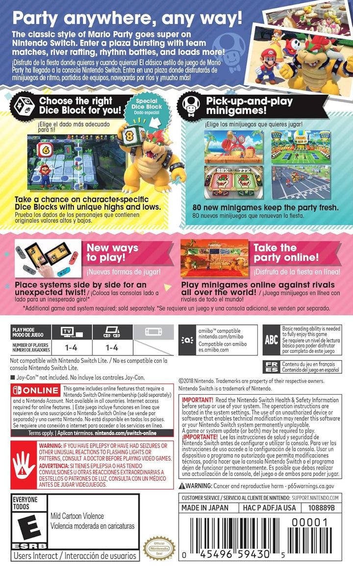 Nintendo Switch Game - Super Mario Party