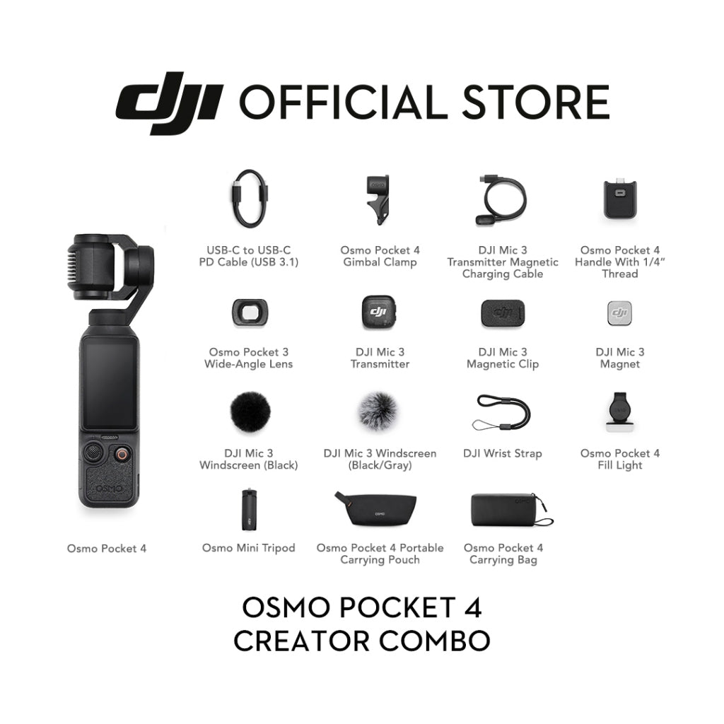 DJI Pocket 4 Handheld Camera Wholesale Supply