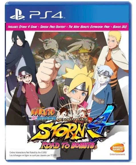 PS4 Game CD Naruto Shippuden Ultimate Ninja Storm 4 Road to Boruto Used Wholesale Supply